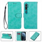 Чехол-книжка для Xiaomi Mi Note 10 Pro, Note 10, M1910F4G, M1910F4S, кожаный