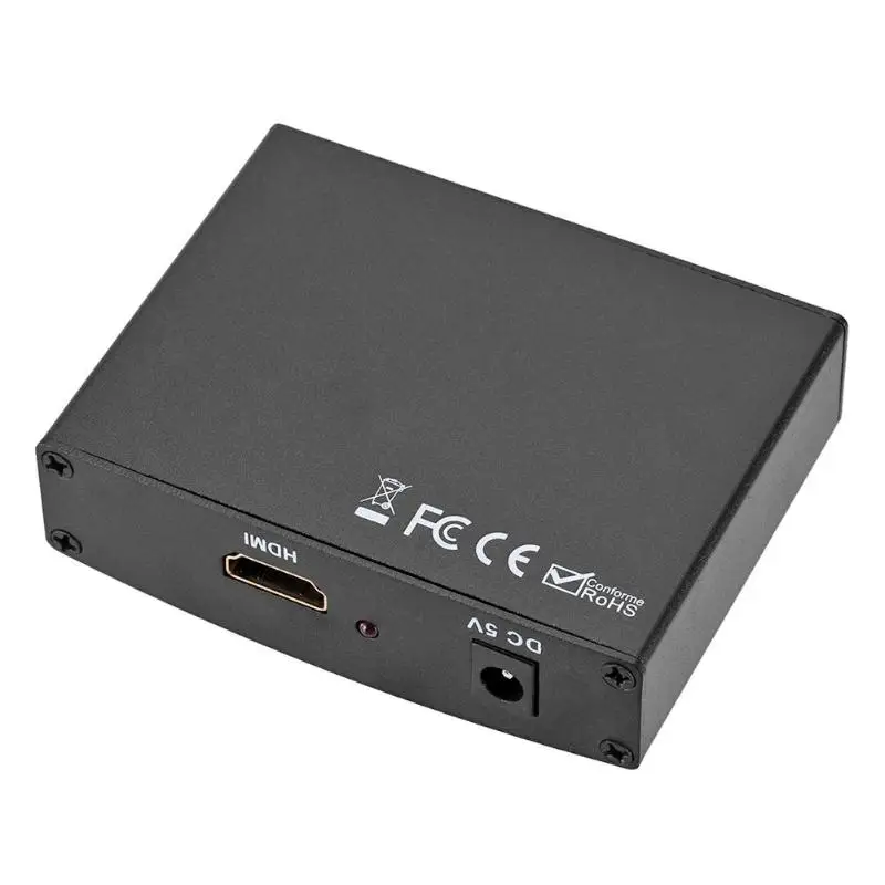 ALLOYSEED YPBPR к HDMI 1080P RGB YPbPr Компонентный видео конвертер с R/L аудио адаптер для ТВ ПК DVD