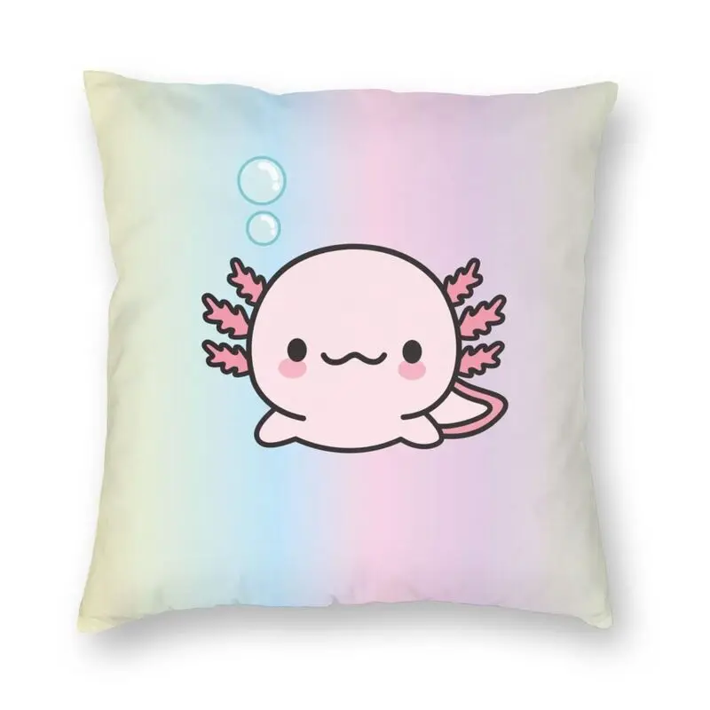 

Nordic Style Cute Axolotl Throw Pillow Case Home Decor Kawaii Animal Relaxolotl Cushion Cover 45x45 Pillowcover For Living Room