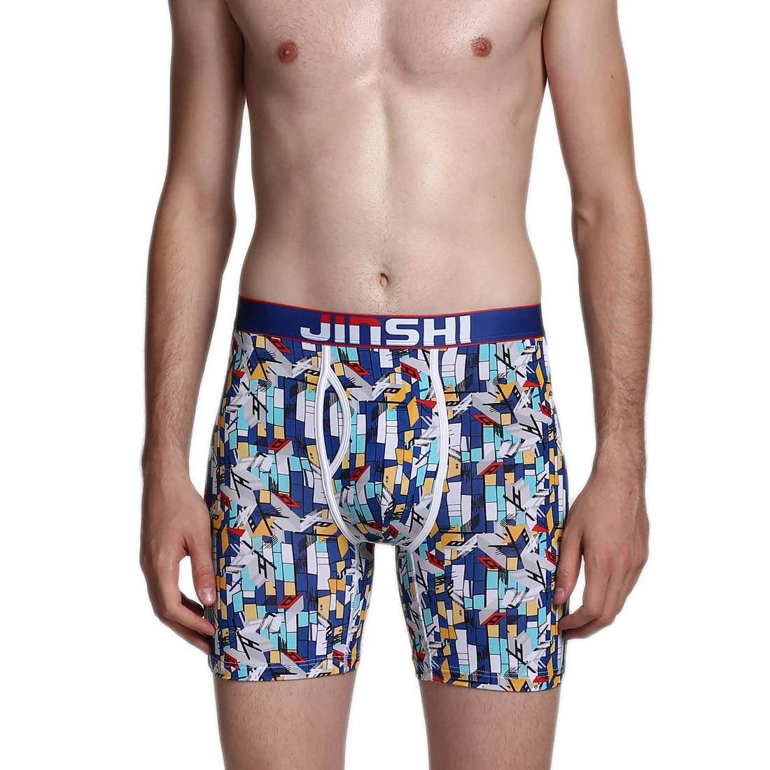 Mens Boxer Shorts Print Fashion Mens Panties Jocktrip Hombre Underwear Bamboo Breathable Comfortable No Ride Up Men's Panties