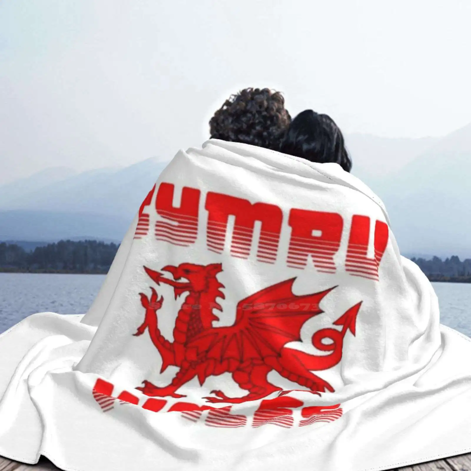 Супертеплые мягкие одеяла Cymru с изображением дракона покрывало для