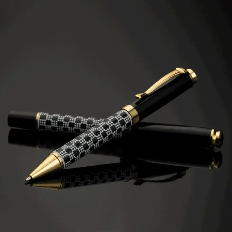 

0.5mm Black Ink Metal Ballpoint Pen Men Signature Business Student Gift Office