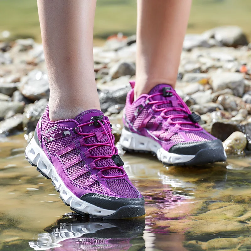 Summer Breathable Men Hiking Shoes Women Men Non-slip Camping Travel Sport Climbing Trekking Sneakers Quick-dry Water Shoes