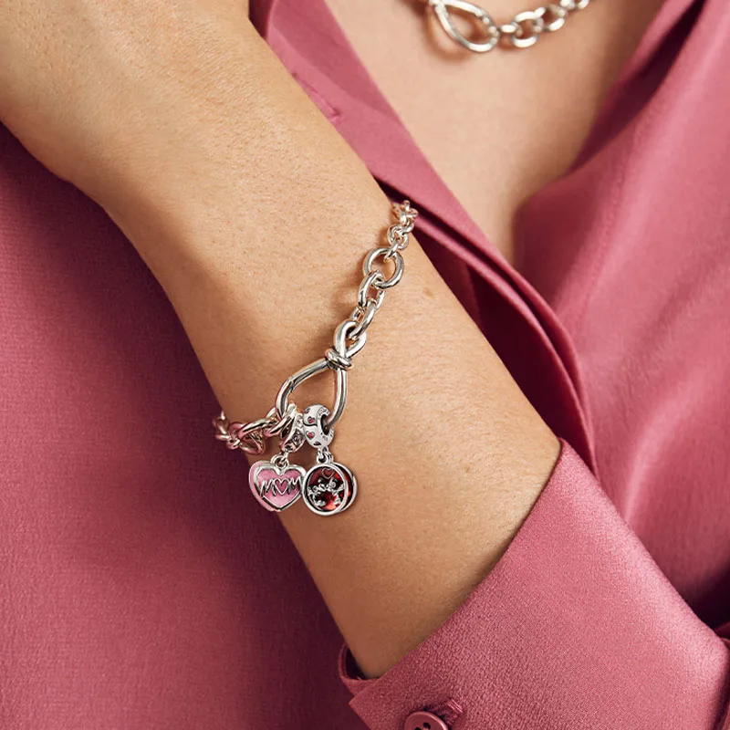 

New Original 925 Silver Bracelets Accessories Charm Bead fit Pandora charms Vivid beads Bracelet for women DIY Jewelry Gift