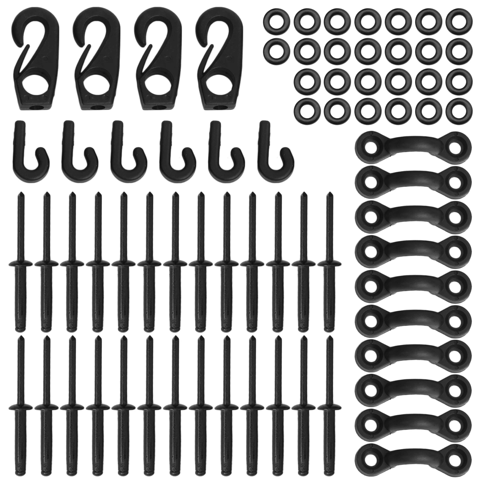 

MH210110 байдарки банджи палубные Петли комплект связать вниз Pad глаз палубные петли зажимы набор заклепок для каноэ лодки DIY каяки аксессуары