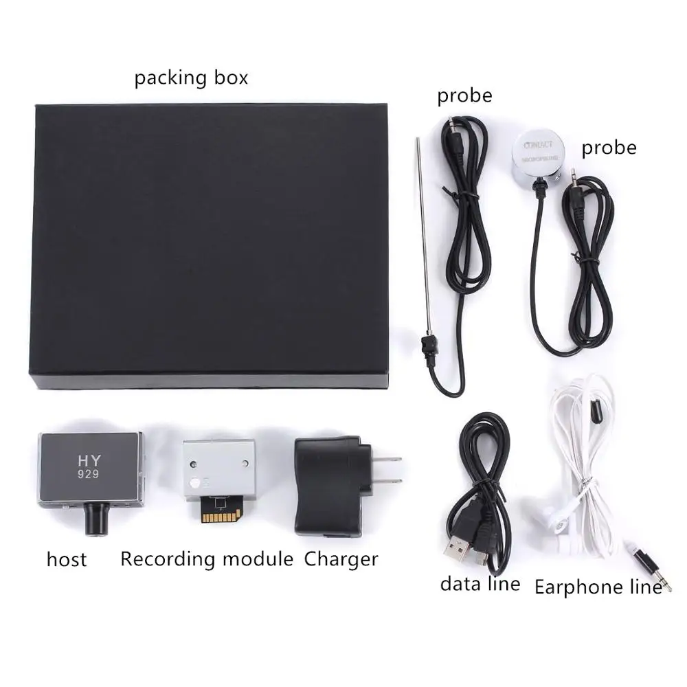 Высокопрочный детектор для прослушивания голоса инженерной утечки воды| |