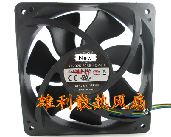 

For Emacro For Master A12025-20RB-4CP-F1 DC 12V 0.32A 120x120x25mm Cooling Fan