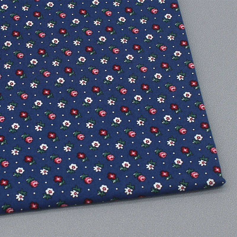 Широкий 58 &quot100% хлопок простой поплин Pteris Печатный Ткань шарф костюм рубашка Diy