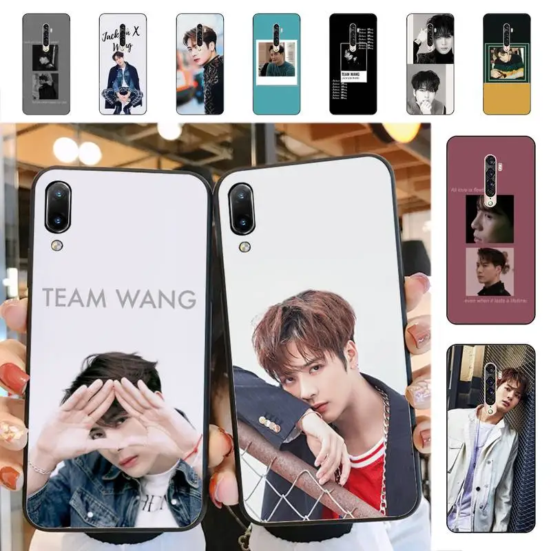 

YNDFCNB Hong Kong pop singer Jackson Wang Phone Case for Vivo Y91C Y11 17 19 17 67 81 Oppo A9 2020 Realme c3