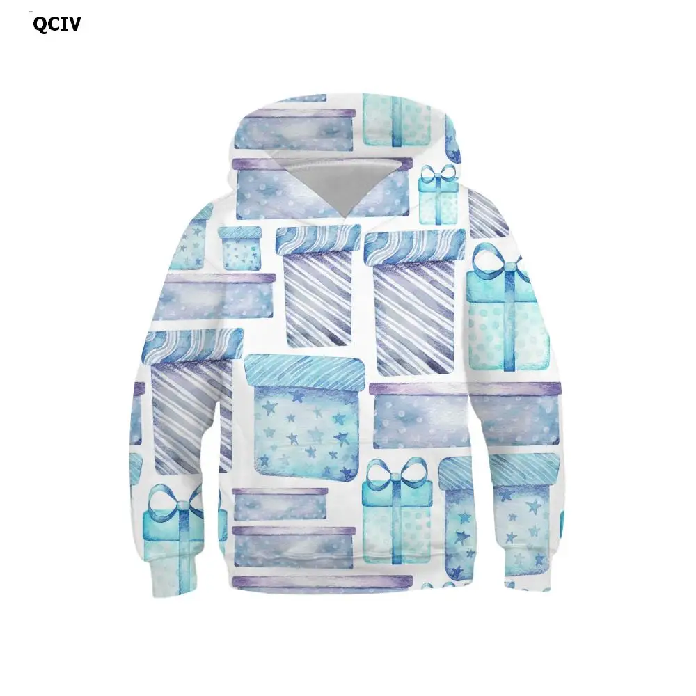 

Брендовые рождественские свитшоты QCIV, свитшоты для мальчиков, худи с рисунком в стиле аниме, худи в стиле Харадзюку, пуловер унисекс в стиле ...