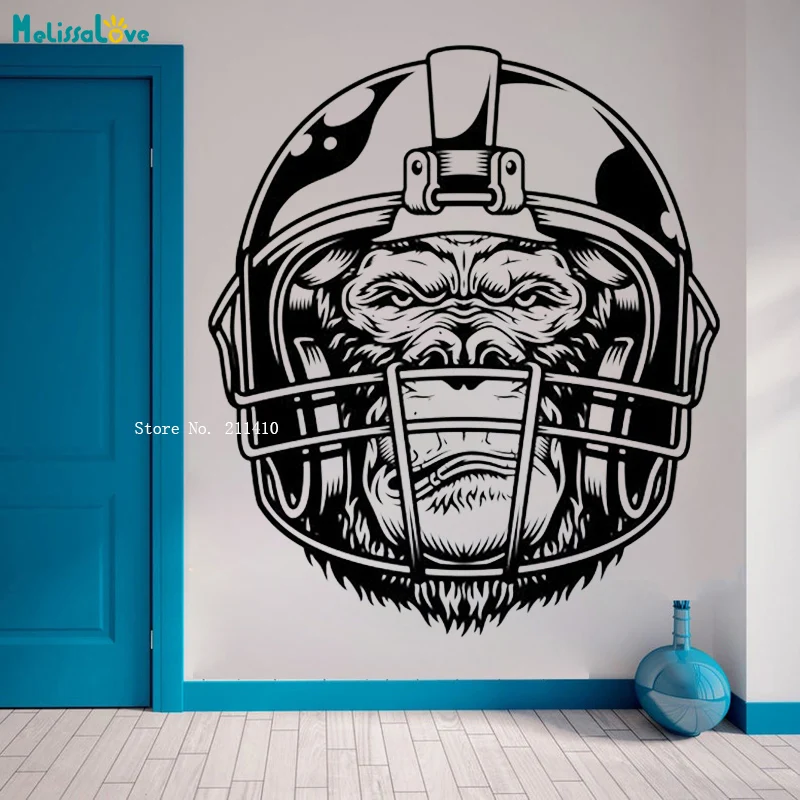 Gorilla обои с рисунком Американский футбол художественные наклейки для футбола