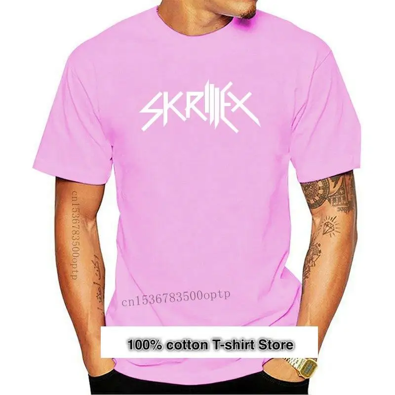

Skrillex-camisetas de algodón cómodas y saludables, ropa informal de alta calidad, novedad S-XXXL