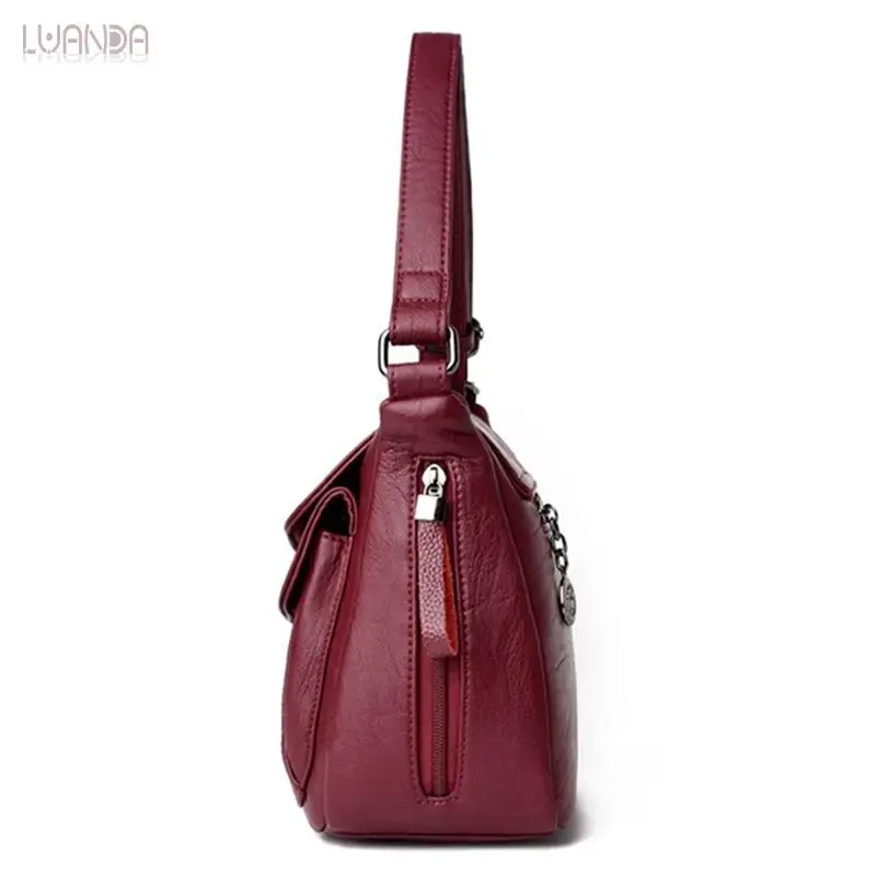 Crossbody Bag Women Leather Handbags New Style femme Luxury Sling Shoulder Bags Designer Small Handbag | Багаж и сумки