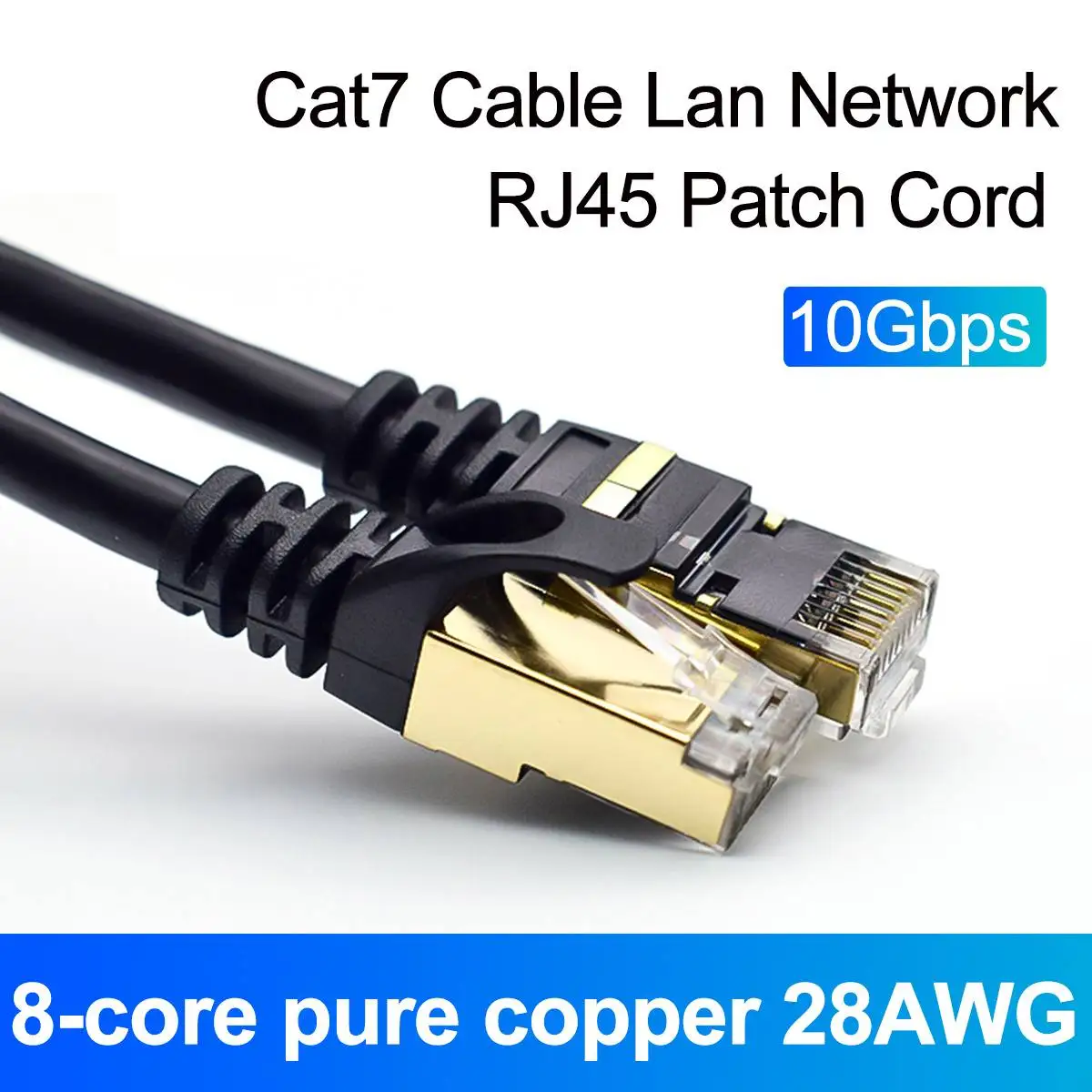 Сетевой Ethernet Кабель 10 м 15 20 Cat 7Lan кабель RJ45 cat 7 rj 45 короткий патч корд для ноутбука