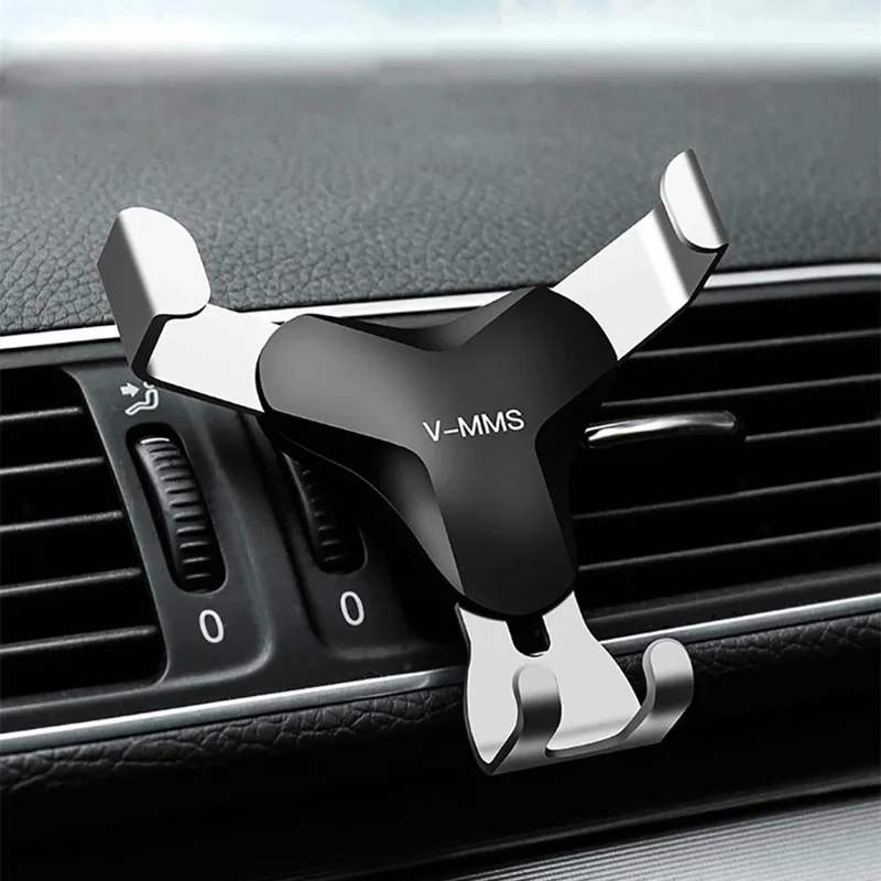 

Gravity Auto Holder Car Air Vent Mount Clip Cell Holder No Magnetic GPS Mobile Phone Holders for IPhone 12 Samsung Universal