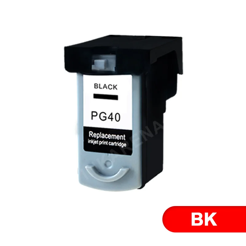 PG40-BK INKARENA PG-40 CL-41 чернильный картридж для принтера Canon PG40 CL41 Black& Цвет для Canon PIXMA MP160 MP140 MP450 MX300 MX310 IP1600 IP1900 - Цвет: PG40-BK