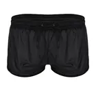 Мужские шорты для сна, пижамное нижнее белье, Легкие прозрачные плавки с кулиской для геев, бикини, боксеры, нижнее белье, повседневные шорты