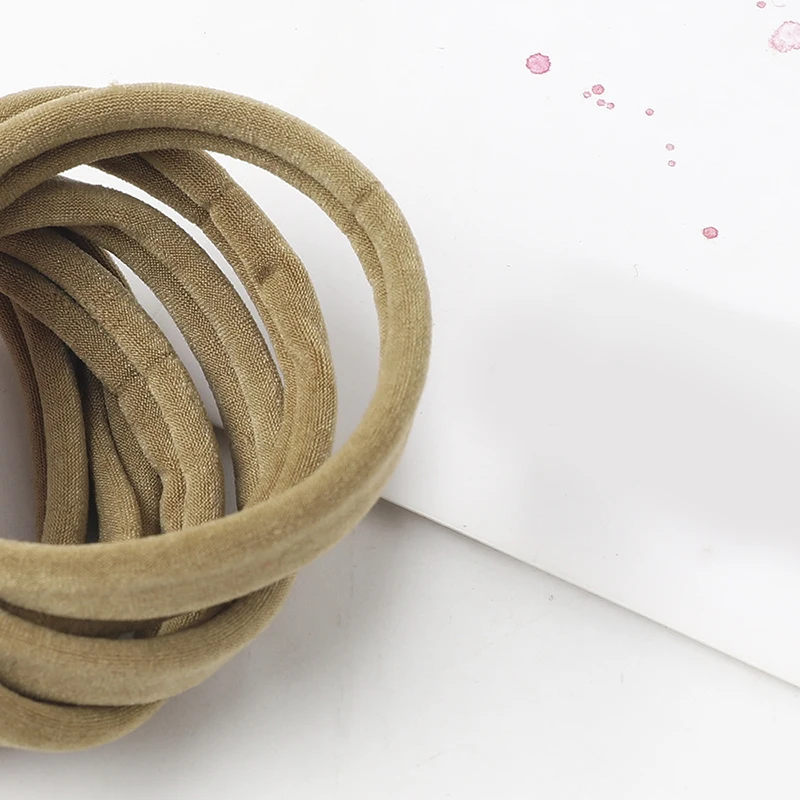 

6Pcs/Set New Korean Solid Color Elastic Hair Bands Women Simple Seamless Hair Ring Strong Elasticity Scrunchies Gift Accessories