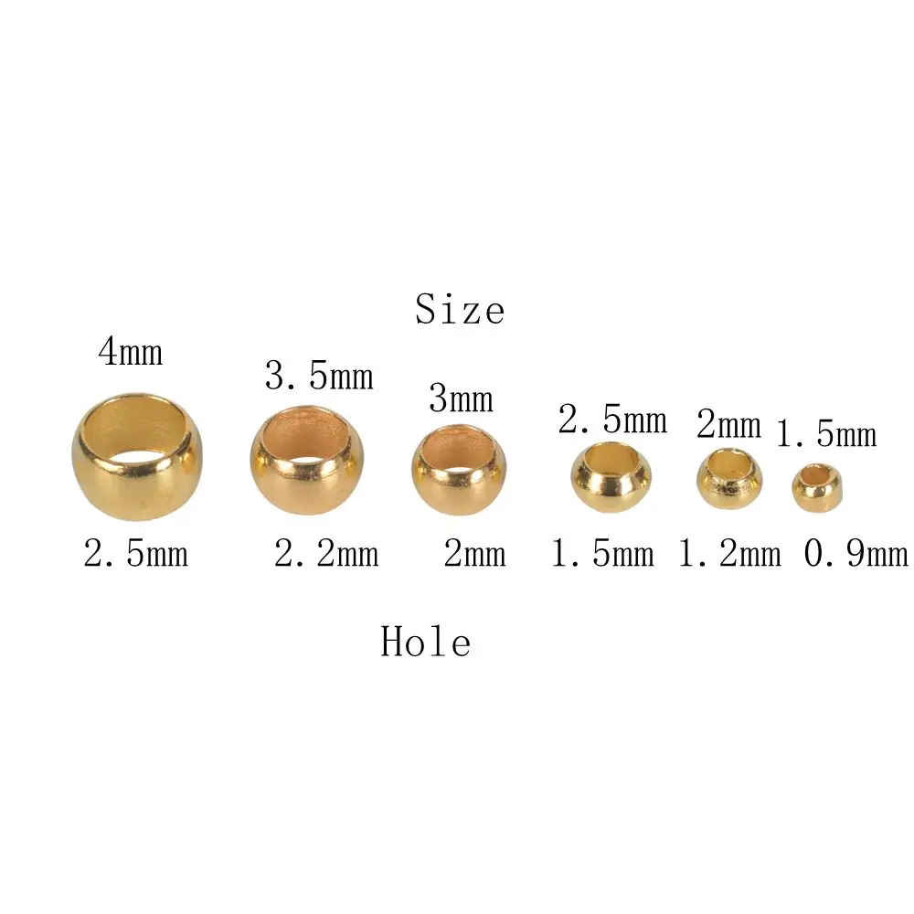 500 шт./лот фурнитура для браслета сделай сам пробка разделитель бусины обжимные