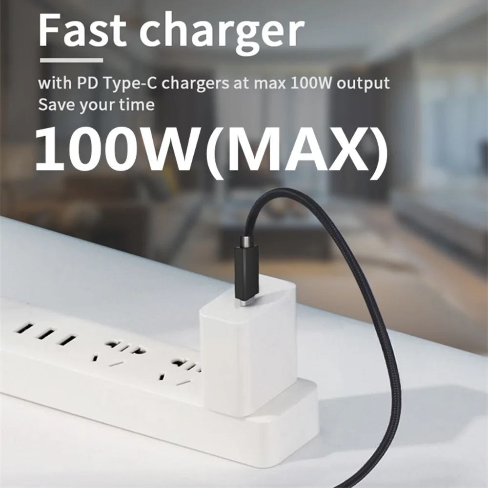 Кабель USB C к Type 5 А 100 Вт PD кабель быстрой зарядки 4 0 c для Xiaomi 10 8 Pro Samsung S20 Plus usb