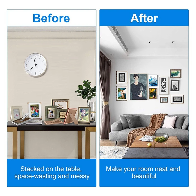 Набор висячих проводов для фотографий 124 шт. комплект фоторамки картин с гвоздями