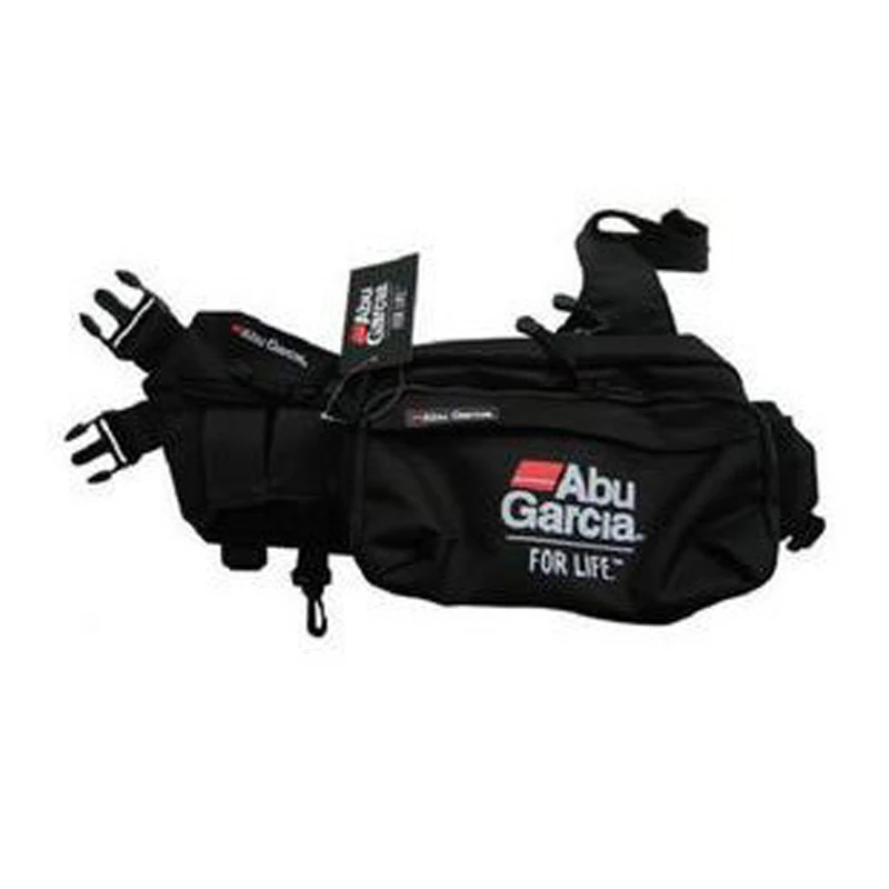 

Multi Functional Black Luer Waist Bag Large Capacity Abu Luer Satchel Luer Bait