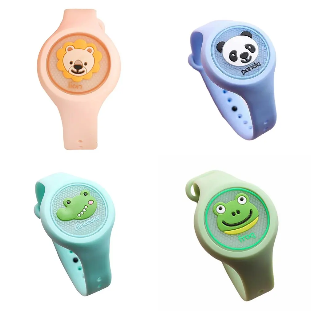 

New Summer Glowing Cartoon Plant Essential Oil Mosquito Repellent Bracelet Outdoor Stall Artifact Flash Long-lasting Bracelet