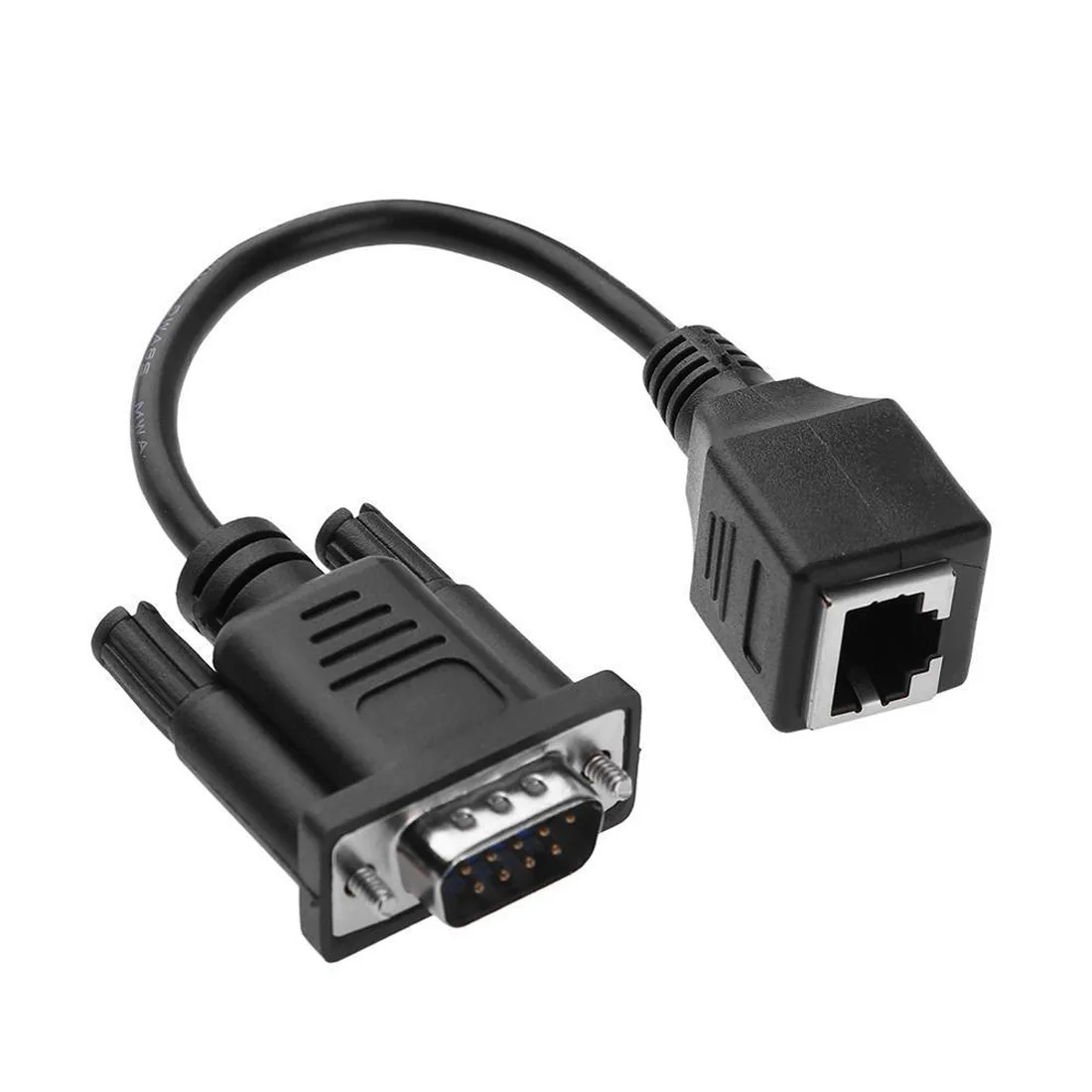 Кабель адаптер DB9 revolution RJ45 переходник для сетевого кабеля в дисплей удлинителя