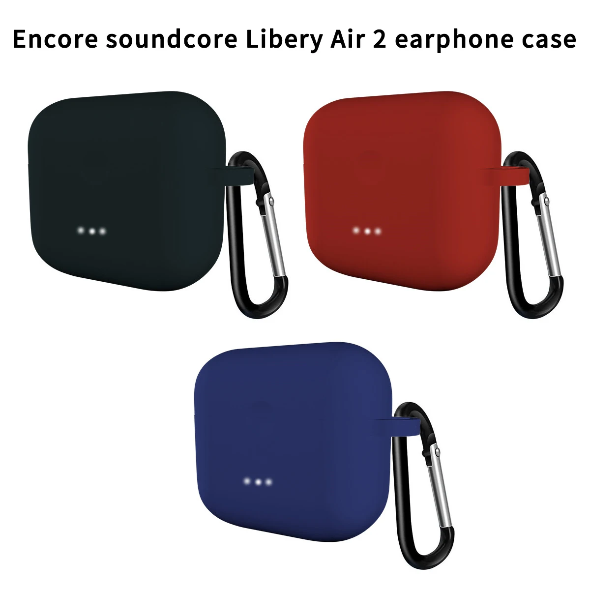 

Новый матовый мягкий чехол для Anker Soundcord Liberty Air2, беспроводные наушники, Bluetooth наушники, силиконовый чехол, черный