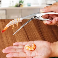 peeled shrimp artifact pliers 304 stainless steel kitchen gadgets open shrimps lobster prawn shelling machine portable tools