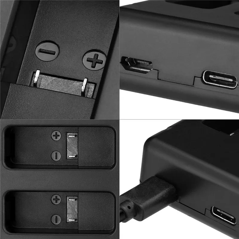 Зарядное устройство для камеры GoPro Hero 5 Аксессуары 2 AHDBT-501 USB батарея двойной порт
