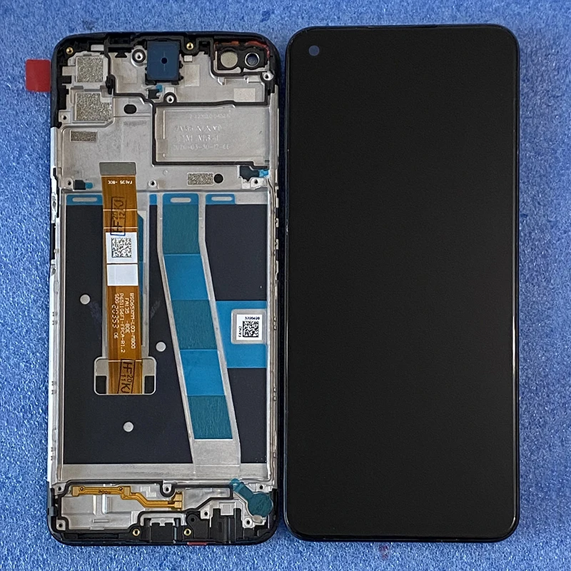 6 3original for oppo realme 5 pro rmx1971 lcd display screen frametouch panel digitizer for oppo realme 5 pro realme q free global shipping