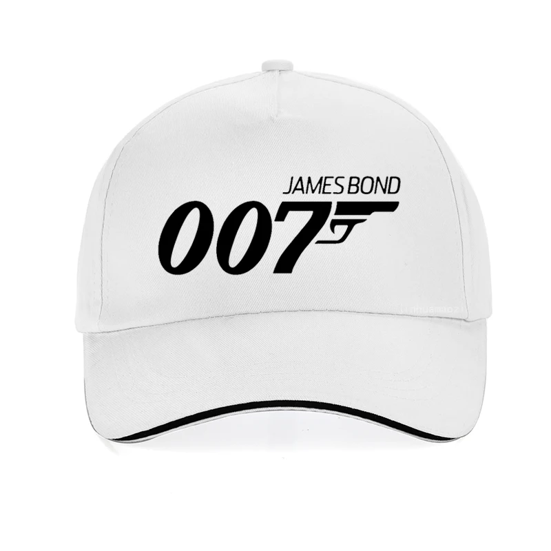 007 Джеймс Бонд телефон Высокое качество 100% хлопок Летние солнцезащитные кепки