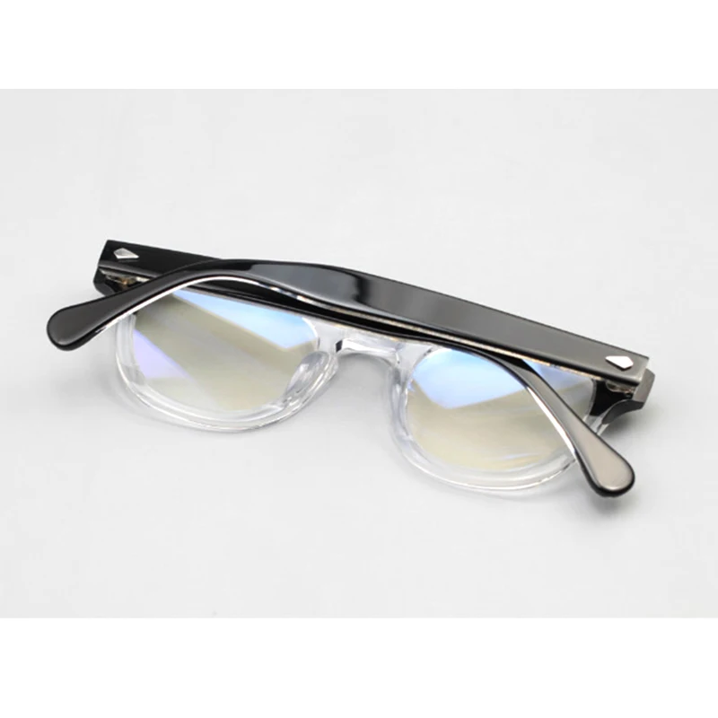 

Optical Myopia Glasses Frame Men Women Johnny Depp Eyeglasses ZOLMAN Acetate Vintage Frame Clean Lens Top Quality With Box