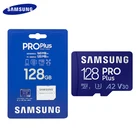Оригинальный SAMSUNG PRO Plus microSDXC 128 ГБ 256 ГБ 512 ГБ A2 V30 высокоскоростная макс. 160 Фотокарта памяти с адаптером TF-карты для камеры 4K