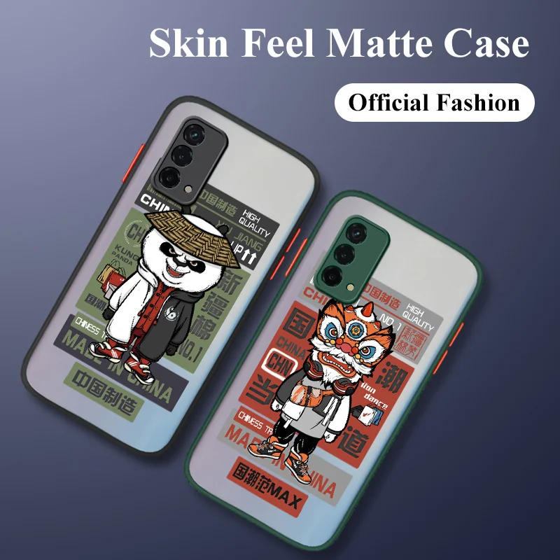 

Cool Panda Liquid Case For OPPO A83 A57 A39 A37 A7 A5 A3S A31 A8 A93 A54 A72 4G 5G A91 A92 A52 A3 Shockproof Soft Phone Cover