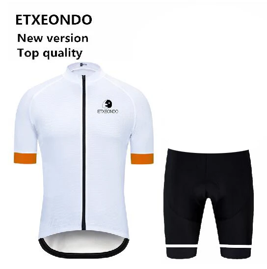 Новая версия! Профессиональная одежда для велоспорта Etxeondo, летний мужской костюм с коротким рукавом для велоспорта, Быстросохнущий комплект из Джерси для велоспорта, 7 цветов - Цвет: kits