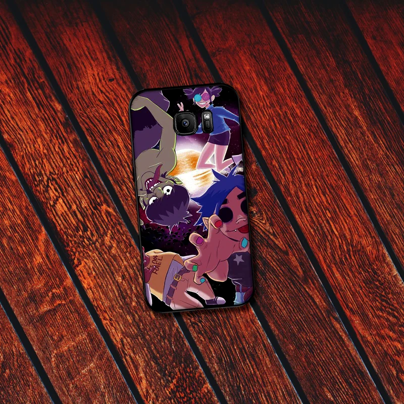 Gorillaz Группа мягкий силиконовый чехол для телефона Samsung Galaxy S6 S8 край S7 S9 плюс S10 S10E