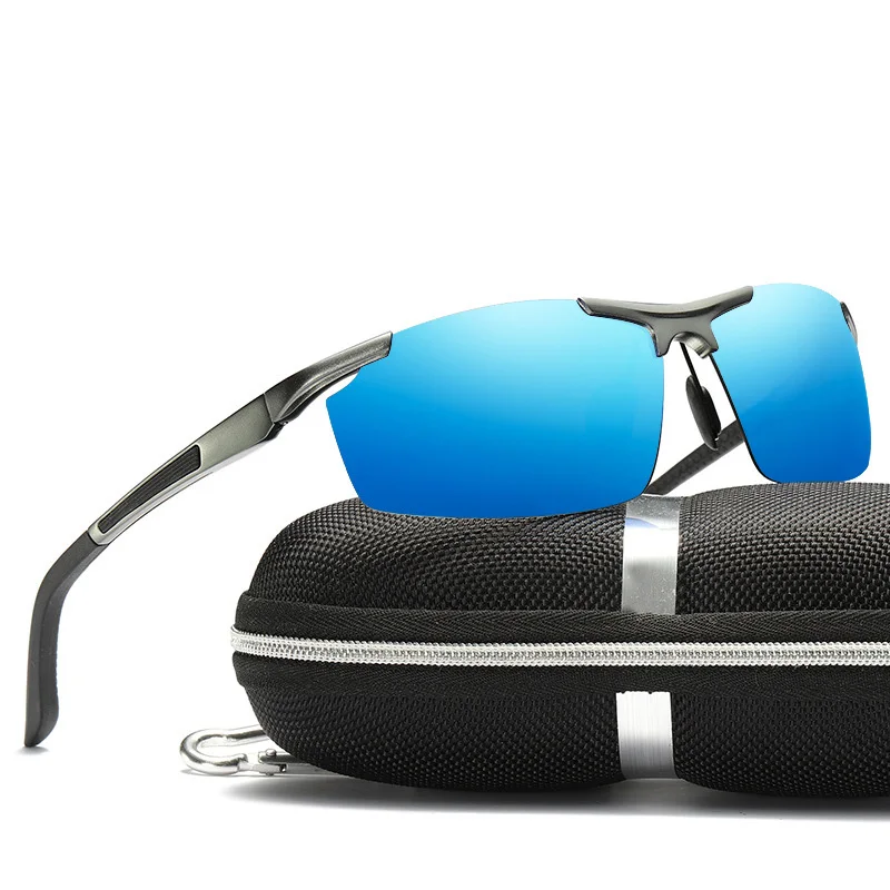 

Driving Series Polarized Men Aluminum Sunglasses Blue Mirror Lens Male Sun Glasses Women Men Eyewear