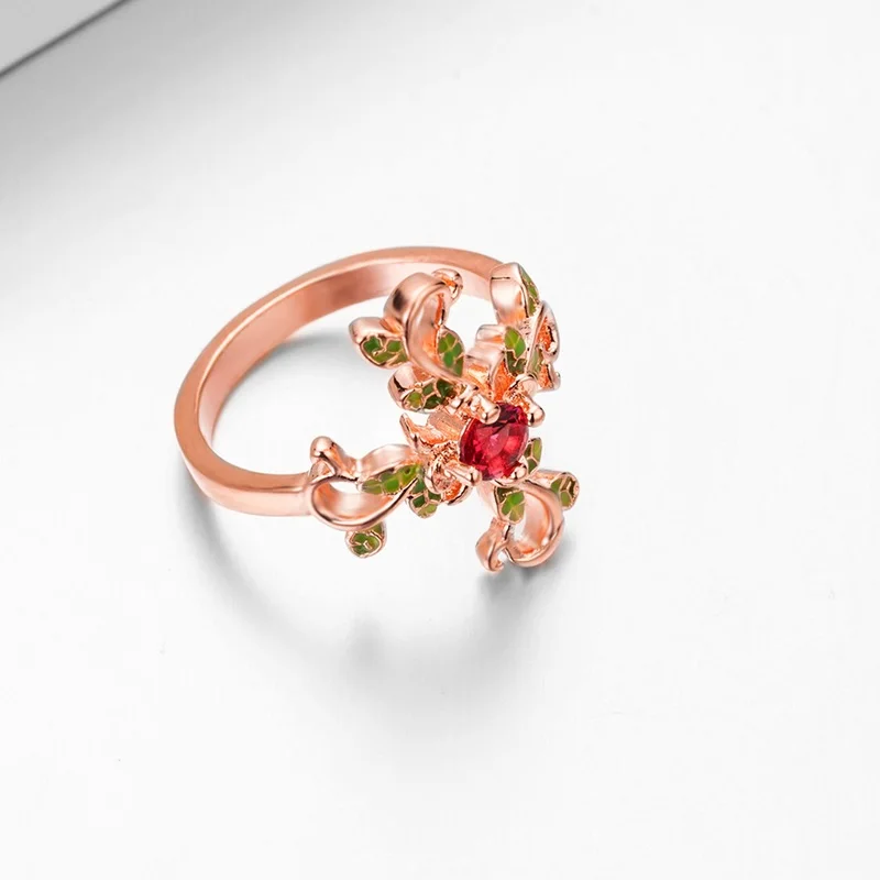 Женское кольцо из серебра 925 пробы с фианитом 18 карат | Украшения и аксессуары