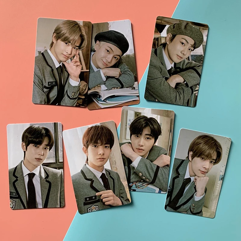 7 шт./компл. KPOP ENHYPEN Фотокарта новый альбом HD Photo LOMO Card для поклонников Подарочная
