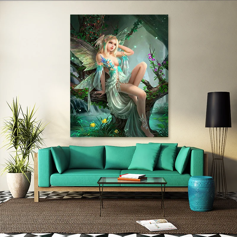 Художественная живопись по номерам бабочка крыло эльф сексуальная красота масло