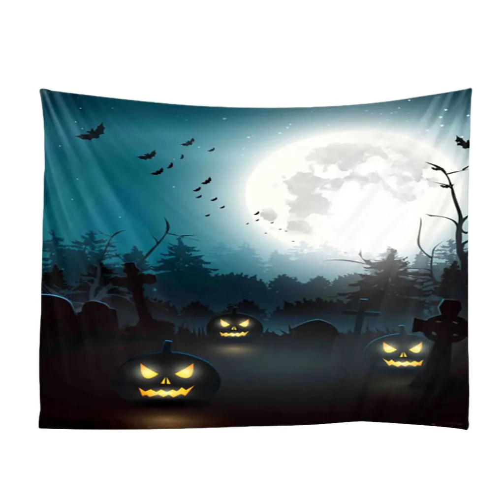 

150X230cm Halloween Tapestry Wall Bedroom Living Room Dormitory Decorations For Home Cristmas Ornament Xmas