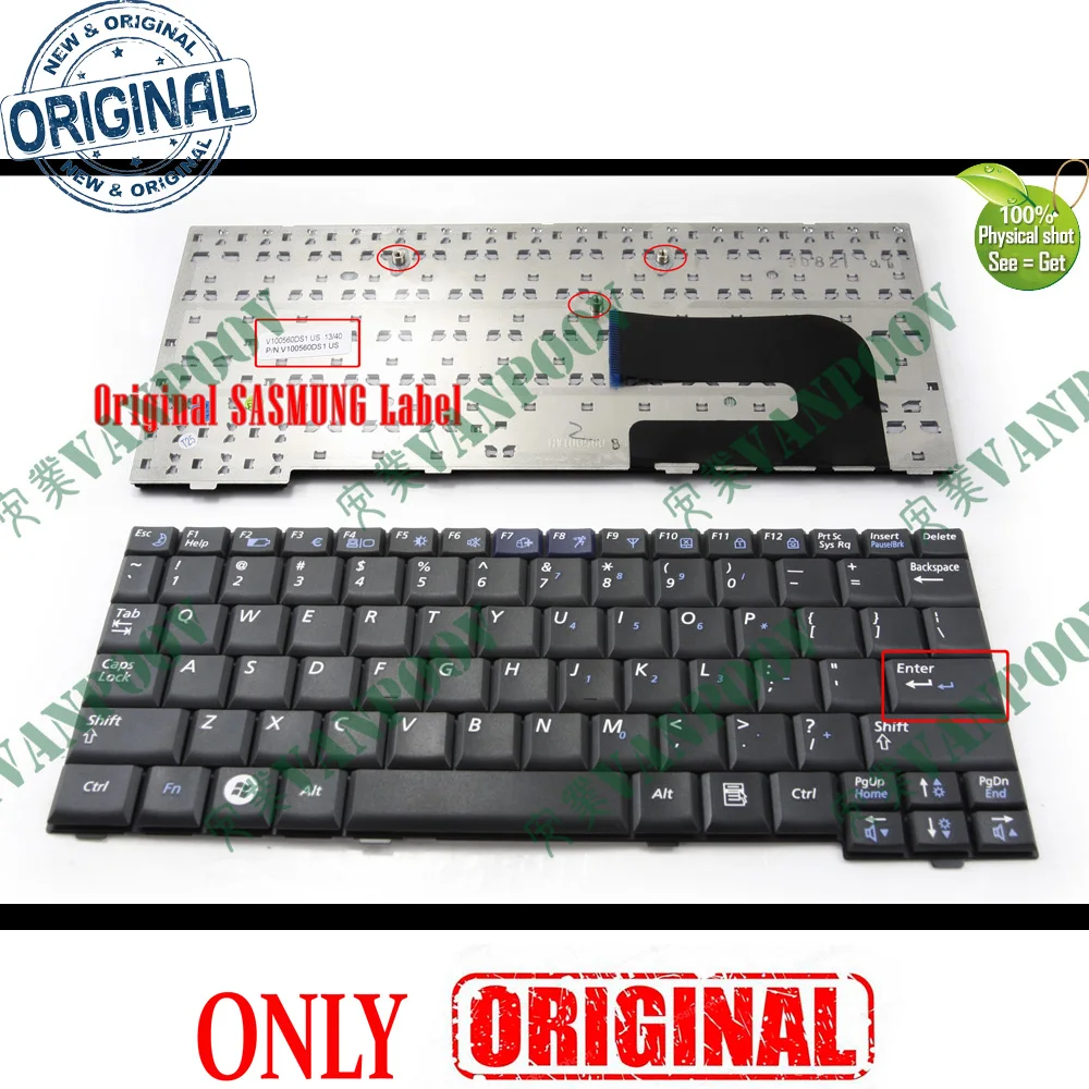 Подлинная новая клавиатура ноутбука для Samsung NP-NC10 ND10 NC10 N110 N130 NP-N130 черная версия
