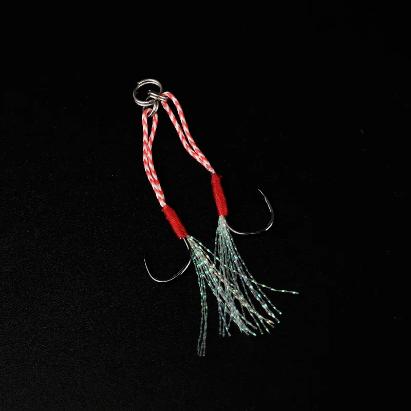 

Ardea Fishing Hook Jig Lure Hook Pair Barbed assist hooks Attract Double Fishhooks Assist hooks Fishing Tackle