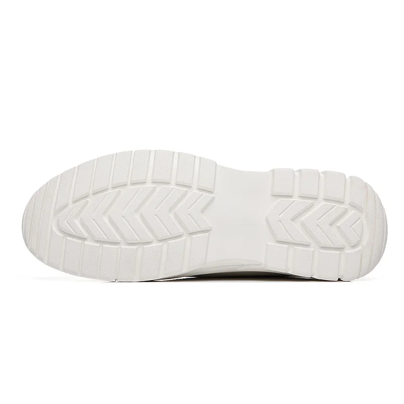 Кроссовки мужские высокие из коровьей кожи на шнуровке обувь с широкой подошвой