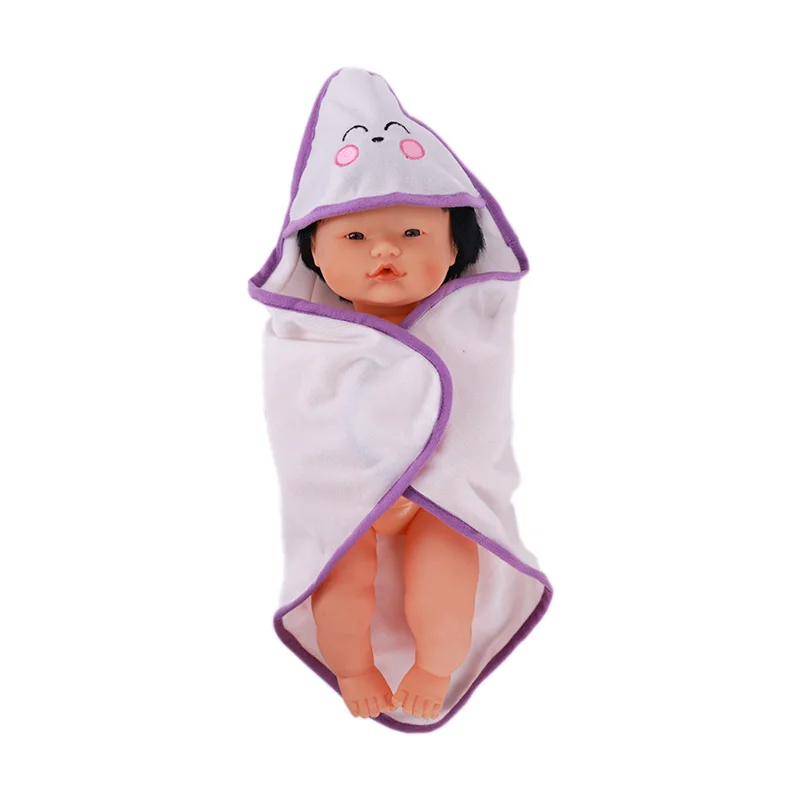Cute Doll Bath Towel  Blanket Fit 18 Inch American&43 Cm Baby New Born Doll Reborn Our Generation Girl`s Toy Gifts images - 6