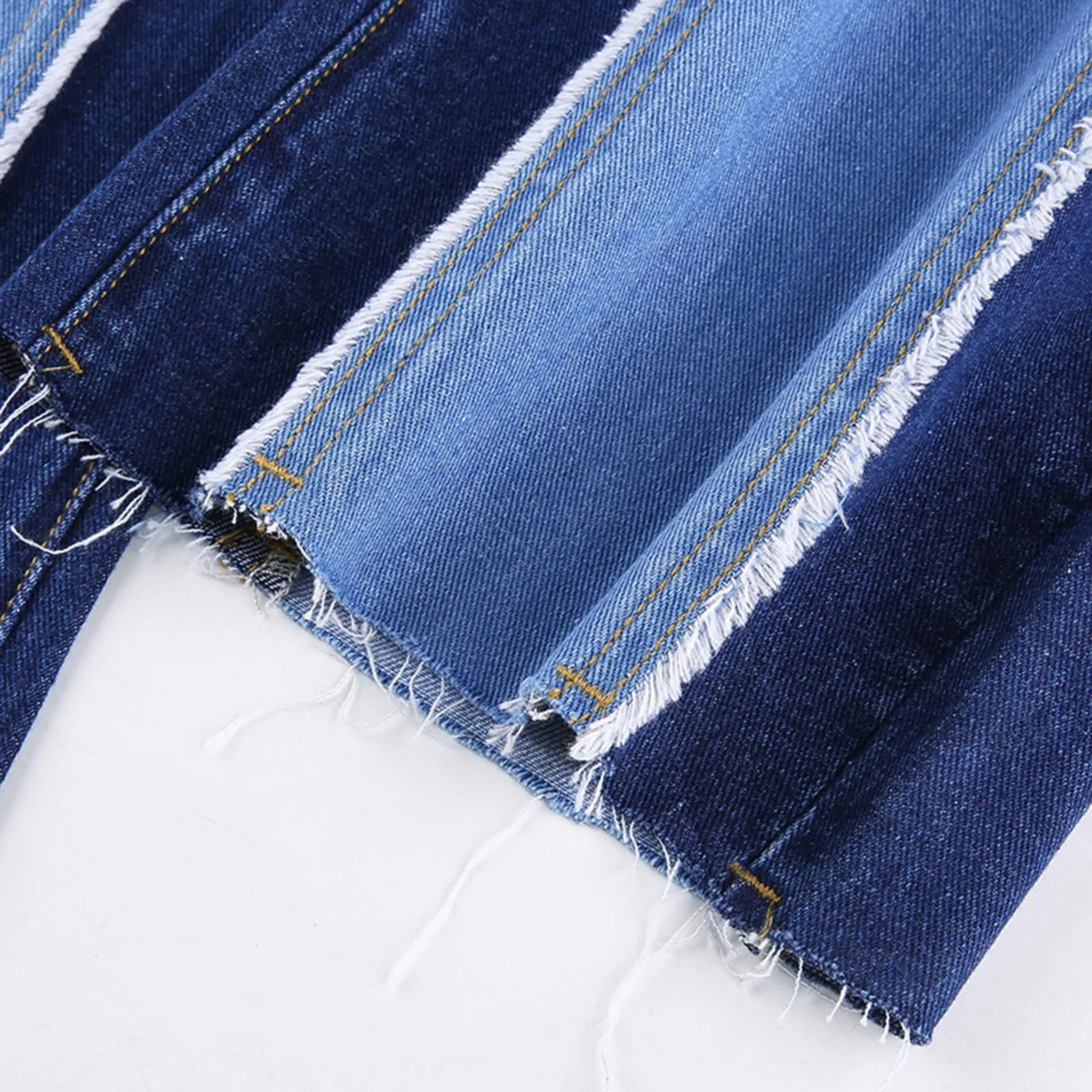 

MUQGEW 2020 New High waist Women's Fashion Loose Destroyed Hole Denim Mopping pants Casual Vintage Wide leg Jeans Trousers