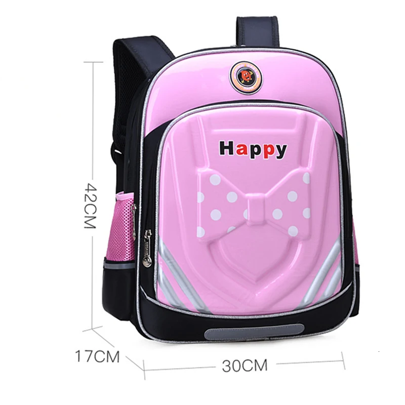 and waterproof nylon school backpack for boys High-quality girls Fashion dot bow girl backpacks kids book bag mochila infantil