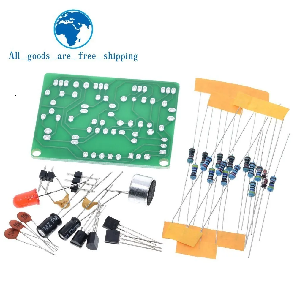 TZT электронный акустический хлопковый переключатель управления DIY Kit звуковой датчик электронная схема костюм DIY интегрированный PCB модуль